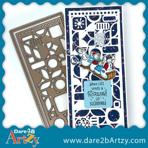 DARE 2B ARTZY Cutting Die: Retro Slim Background
