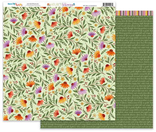 DARE 2B ARTZY Nature's Whimzy 12x12 Paper: Let Hope Bloom