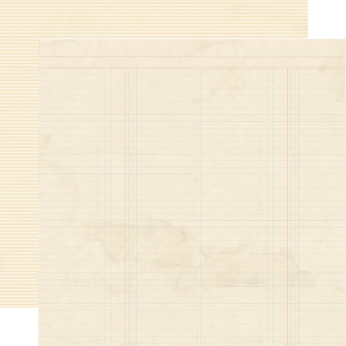 PREORDER - ships September: SIMPLE STORIES Simple Vintage Evergreen Memories 12x12 Paper: Snowball