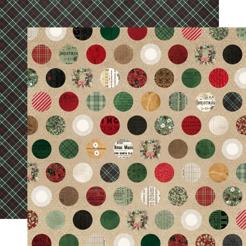 PREORDER - ships September: SIMPLE STORIES Simple Vintage Old-Fashioned Christmas 12x12 Paper: Holidays Together