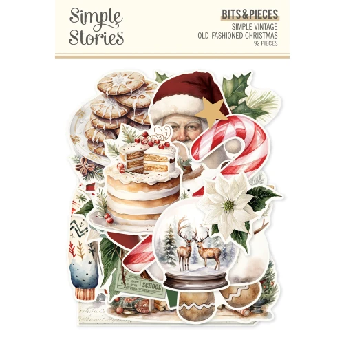PREORDER - ships September: SIMPLE STORIES Simple Vintage Old-Fashioned Christmas Bits & Pieces