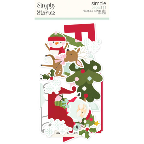 PREORDER - ships August: SIMPLE STORIES Kringle & Co. Page Pieces