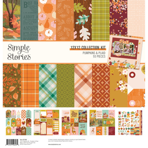 PREORDER - ships August: SIMPLE STORIES Pumpkins & Plaid Collection Kit