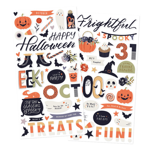 PREORDER - ships August: SIMPLE STORIES Frightful Fun Foam Stickers