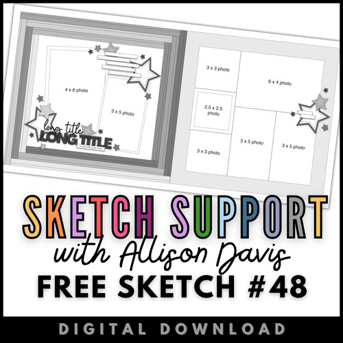 DIGITAL DOWNLOAD: Allison Davis for SG Freebies Sketch Support | Free Sketch #48