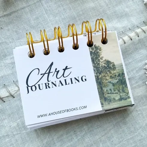 PREORDER - ships August: A HOUSE OF BOOKS Prompt Deck - Art Journaling