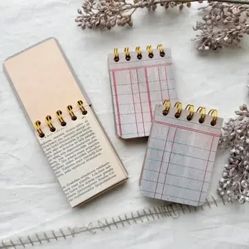 PREORDER - ships August: A HOUSE OF BOOKS Mini Mixed Media Journal (2.5"x 3.5")