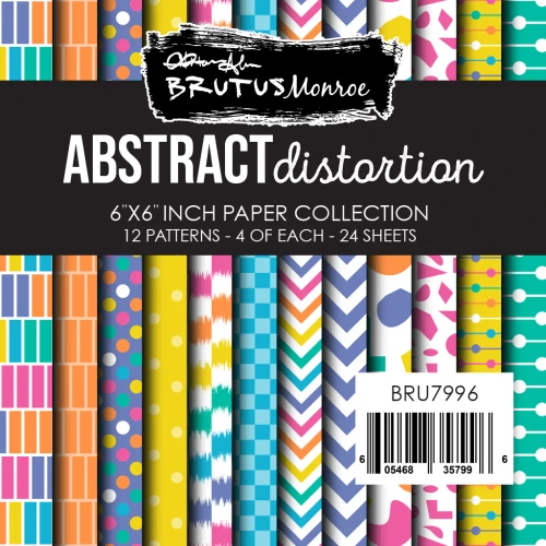 BRUTUS MONROE 6x6 Paper Pad: Abstract Distortion