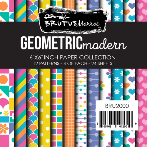 BRUTUS MONROE 6x6 Paper Pad: Geometric Modern