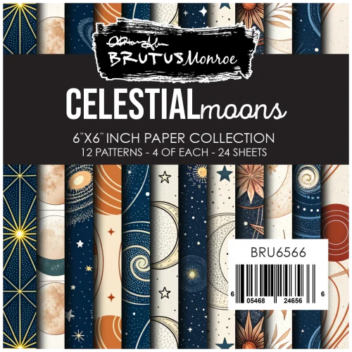 BRUTUS MONROE 6x6 Paper Pad: Celestial Moons
