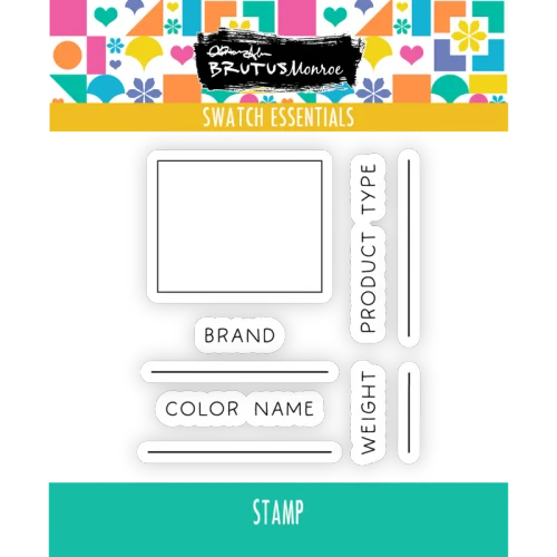 BRUTUS MONROE 3x3 Stamp Set:  Swatch Essentials