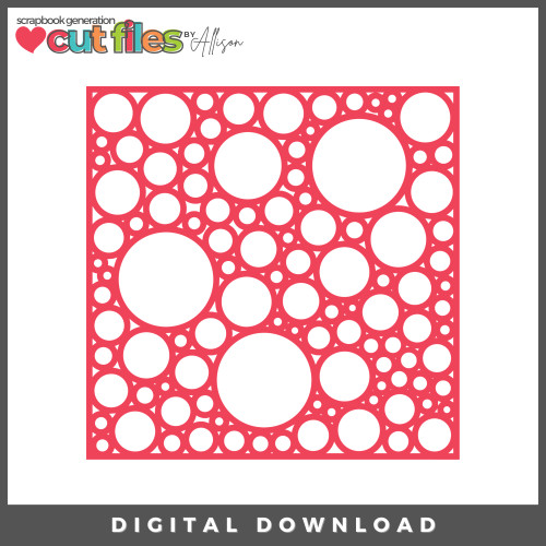 DIGITAL DOWNLOAD: Cut Files by Allison - Circle Background 3