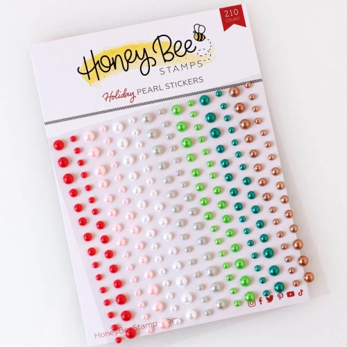 HONEY BEE STAMPS Pearl Stickers: Holiday Pearls