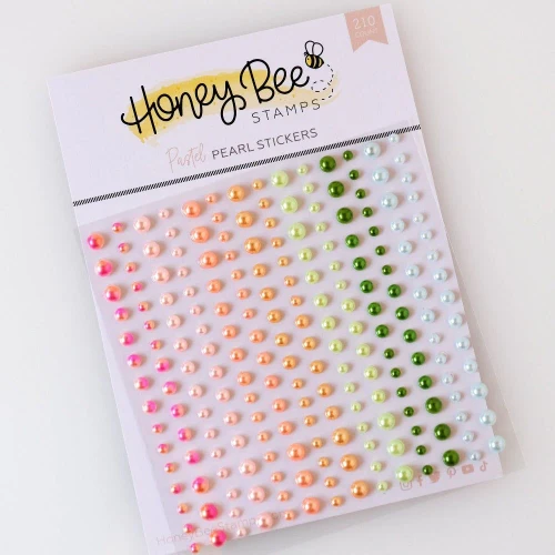 HONEY BEE STAMPS Pearl Stickers: Pastel Pearls