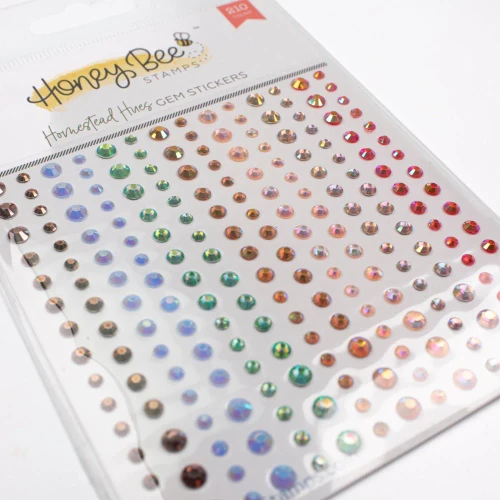 HONEY BEE STAMPS Crystal Gem Stickers: Homestead Hues