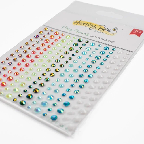 HONEY BEE STAMPS Crystal Gem Stickers: Merry Moments