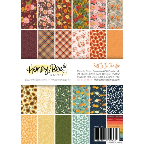 HONEY BEE STAMPS 6x8.5 Paper Pad: Fall Is In The Air