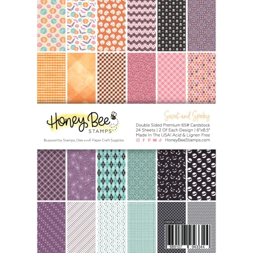 HONEY BEE STAMPS 6x8.5 Paper Pad: Sweet & Spooky