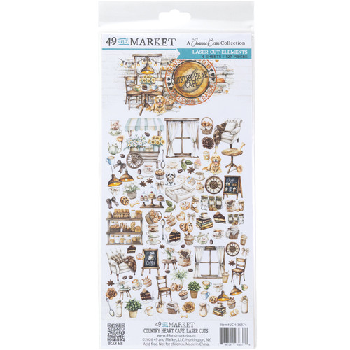 PREORDER - ships August: 49 AND MARKET Laser Cut Elements: Country Cafe