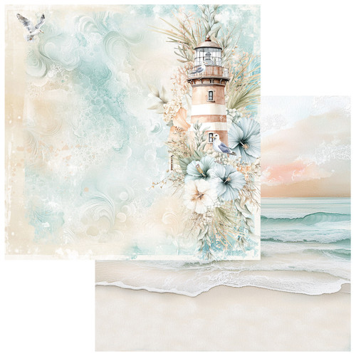 PREORDER - ships August: 49 AND MARKET 12x12 Paper: Coastal Soul - Lighthouse