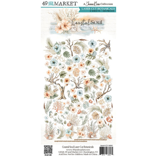 PREORDER - ships August: 49 AND MARKET Laser Cut Elements: Coastal Soul - Botanicals