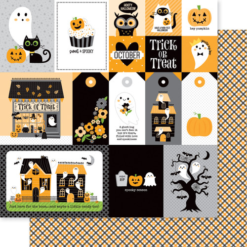 PREORDER - ships August: BELLA BLVD Boo To You 12x12 Paper - Daily Details