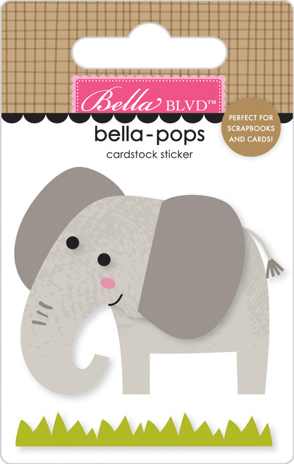 PREORDER - ships August: BELLA BLVD Zoo Day Bella-Pops 3D Stickers - Gentle Giant