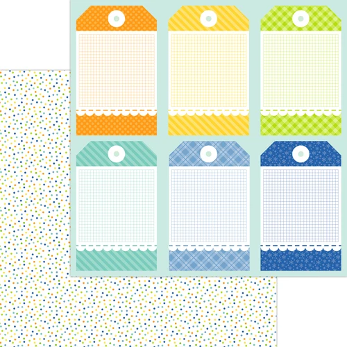 PREORDER - ships late AUGUST: DOODLEBUG DESIGNS Balloons & Banners 12x12 Paper: Let's Celebrate