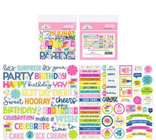 PREORDER - ships late AUGUST: DOODLEBUG DESIGNS Cupcakes & Candles Chit Chat