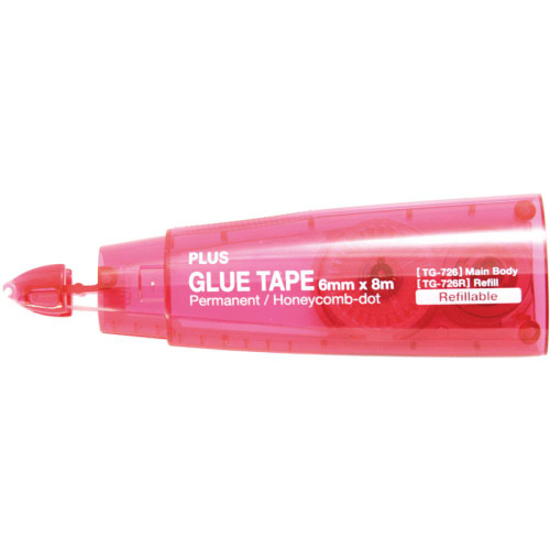 PLUS CORPORATION Glue Tape REFILL - 6mm