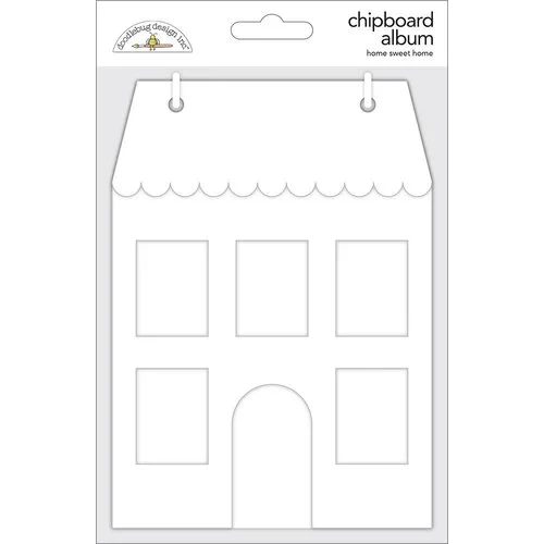 PREORDER - ships late AUGUST: DOODLEBUG DESIGNS Home Sweet Home Chipboard Album