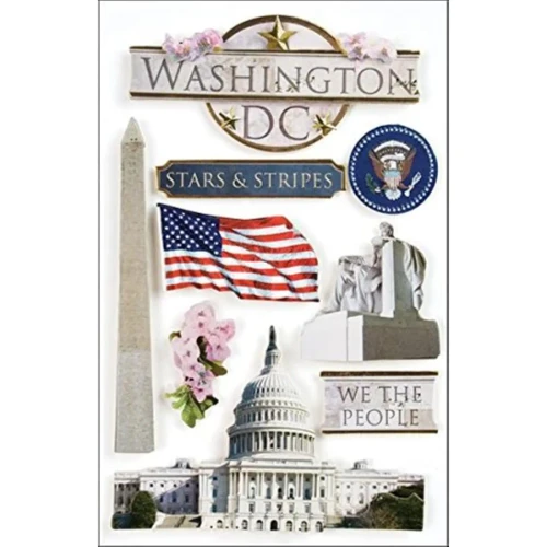 PAPER HOUSE PRODUCTIONS 3D Stickers: Washington DC