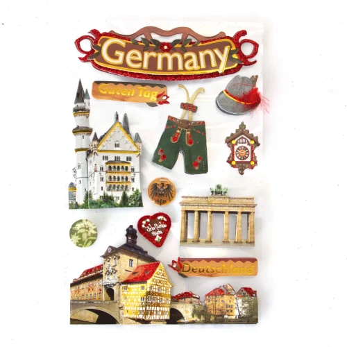 PAPER HOUSE PRODUCTIONS 3D Stickers: Germany