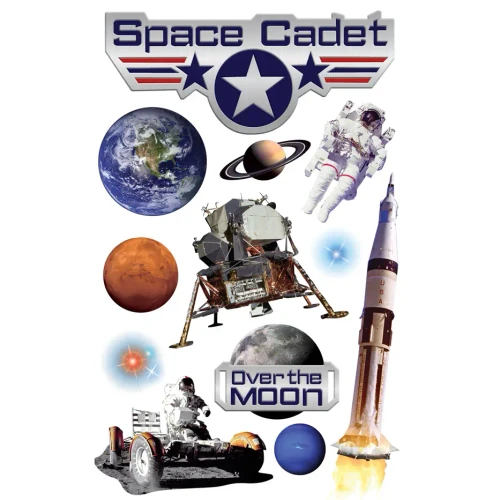 PAPER HOUSE PRODUCTIONS 3D Stickers: Space Cadet