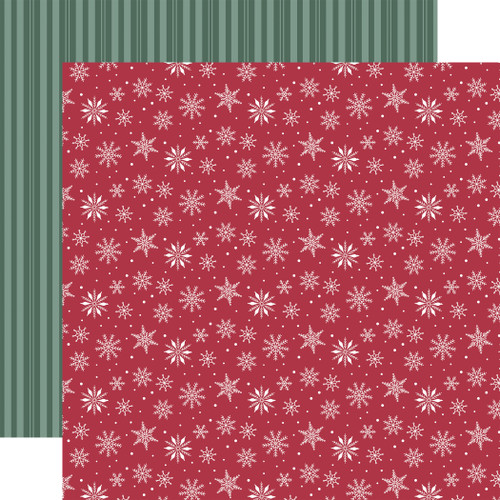 ECHO PARK Baking Christmas Cheer 12x12 Paper: Snowflake Icing