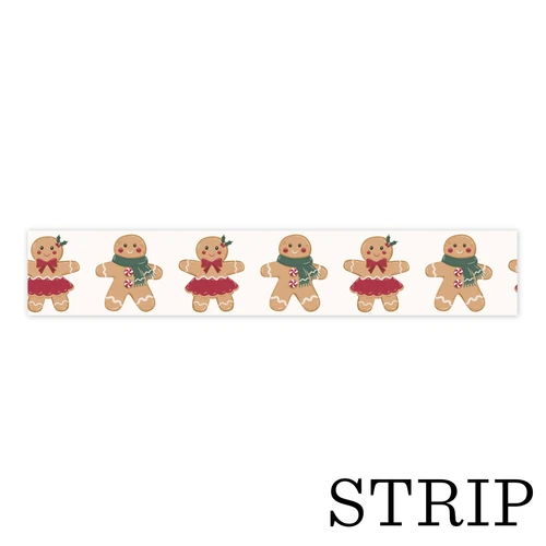 ECHO PARK Baking Christmas Cheer Washi Tape - Sugar And Spice Cookies