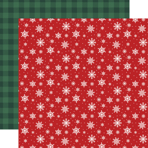 ECHO PARK North Pole Christmas 12x12 Paper: Arctic Snowflakes