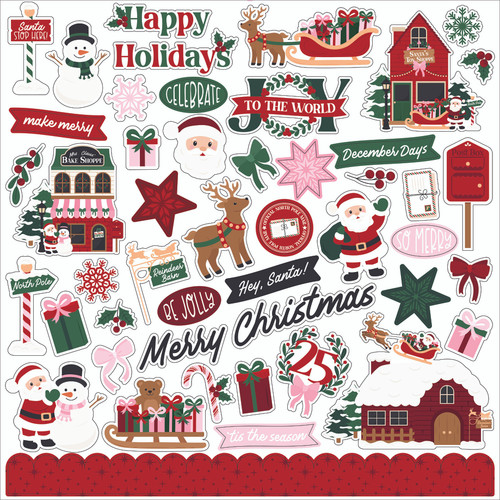 ECHO PARK North Pole Christmas Element Sticker