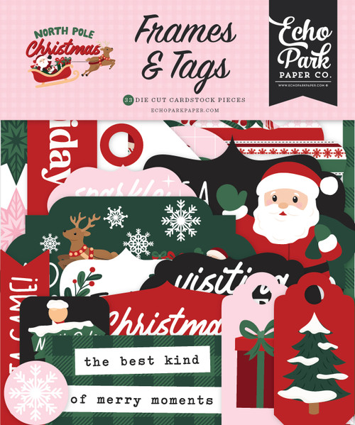 ECHO PARK North Pole Christmas Frames & Tags