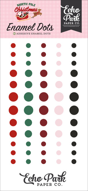 ECHO PARK North Pole Christmas Enamel Dots