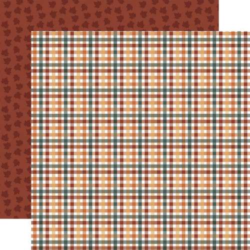 ECHO PARK Feels Like Fall 12x12 Paper: Autumnal Plaid