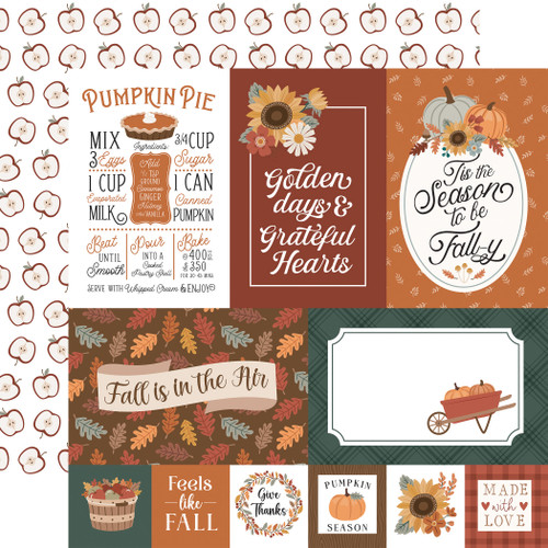 ECHO PARK Feels Like Fall 12x12 Paper: Multi Journaling Cards