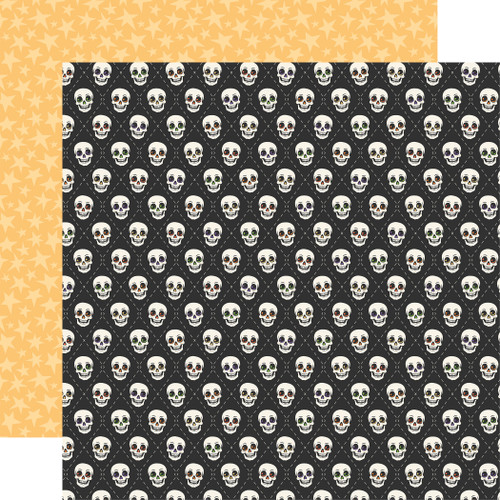 ECHO PARK Halloween Parade 12x12 Paper: Bone Chilling Faces