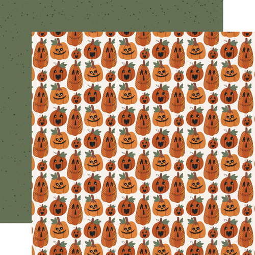 CARTA BELLA Handmade Halloween 12x12 Paper: October Pumpkins
