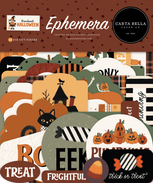 CARTA BELLA Handmade Halloween Ephemera