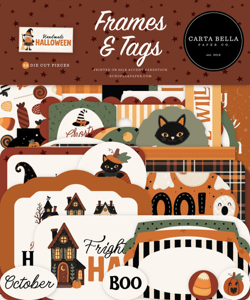 CARTA BELLA Handmade Halloween Frames & Tags
