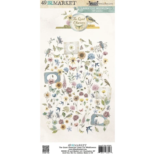 COMING SOON: 49 AND MARKET Laser Cut Elements: The Quiet Observer- Wildflower