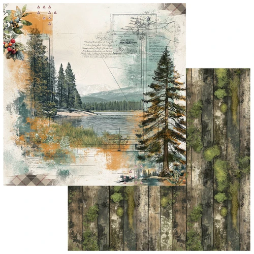 COMING SOON: 49 AND MARKET 12x12 Paper: Campfire Memories - Lakeside