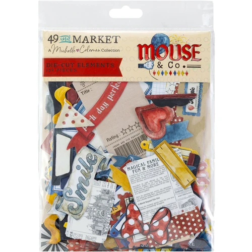 COMING SOON: 49 AND MARKET Diecut Elements: Mouse & Co.