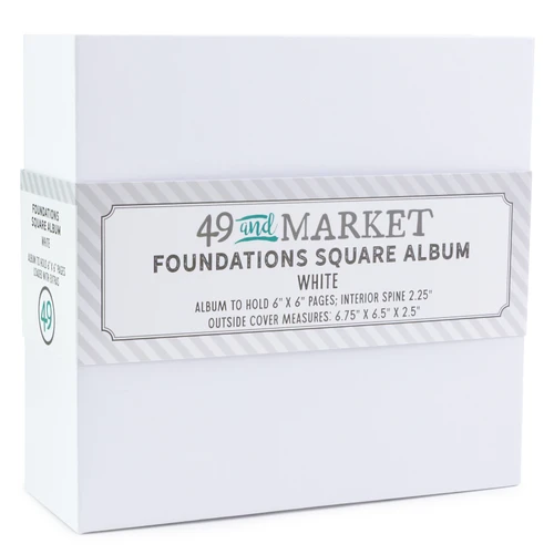 COMING SOON: 49 AND MARKET Foundations Square Album: White